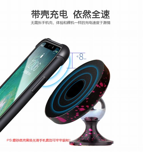 車(chē)載無(wú)線(xiàn)充電器手機(jī)支架